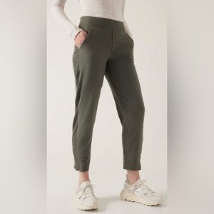 Athleta Brooklyn Ankle Pant in Olive 12T NWOT